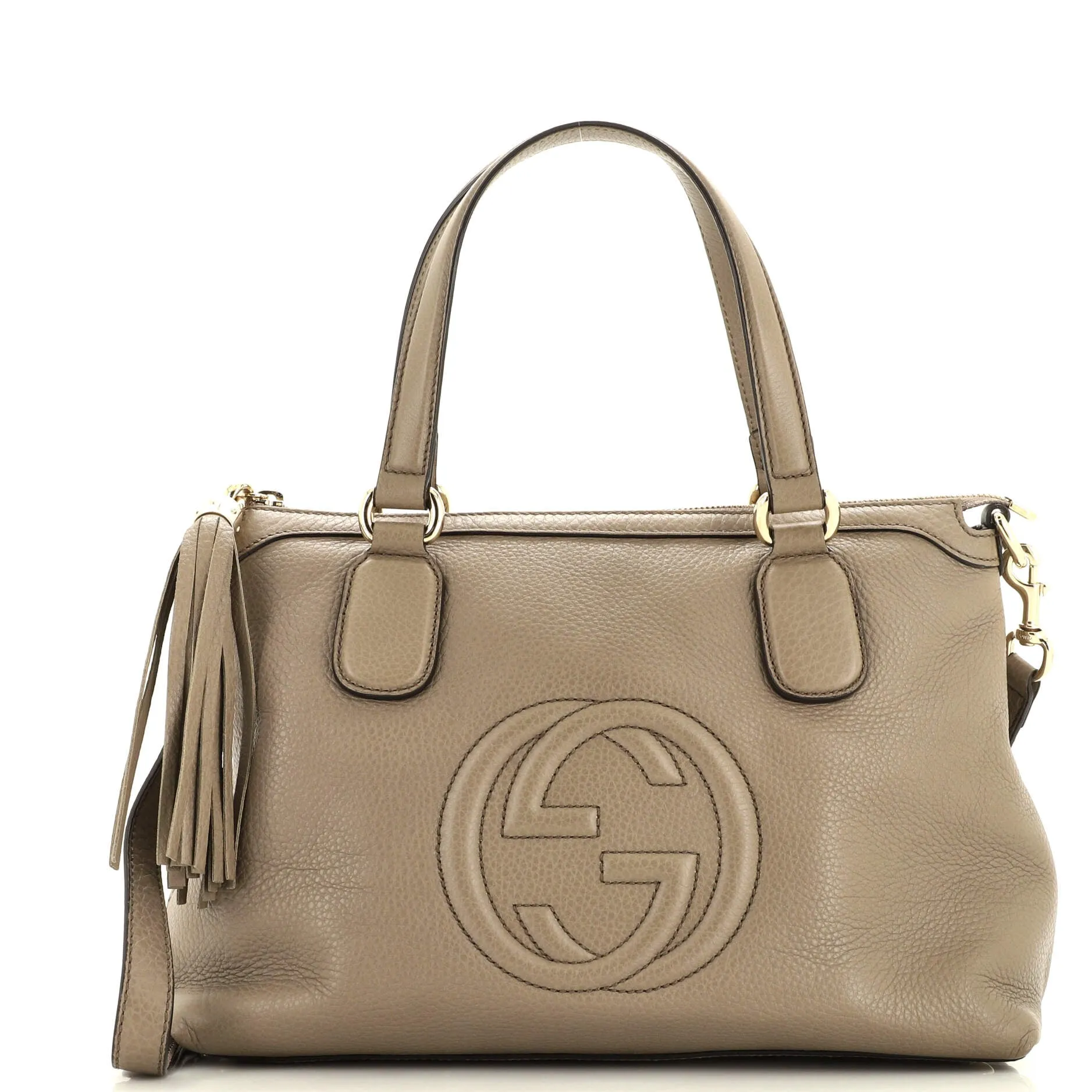 GUCCI Soho Working Tote Leather Small