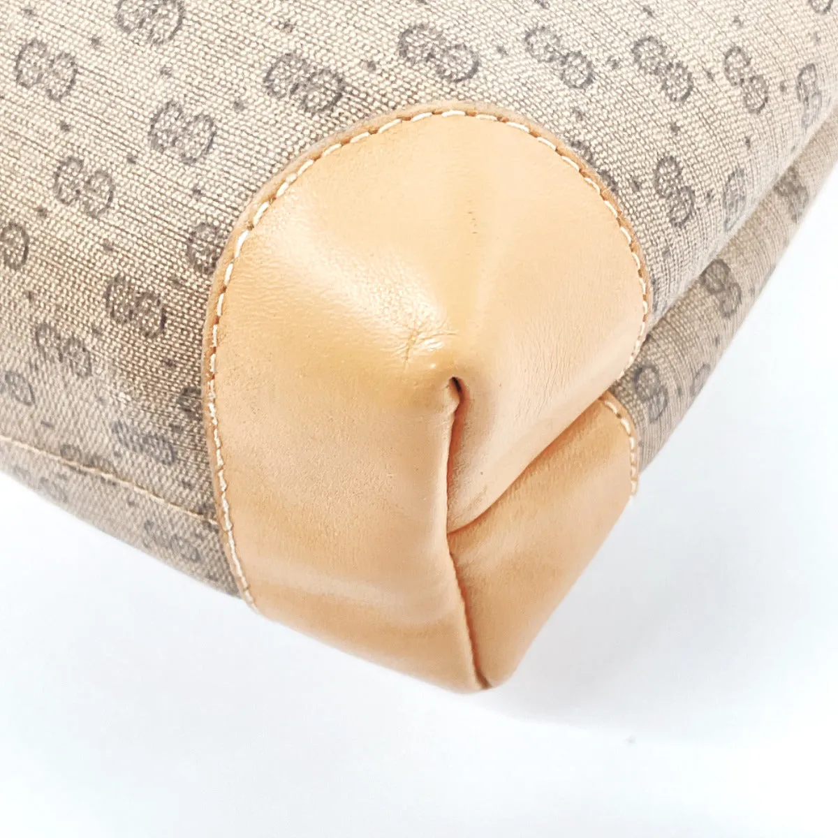 GUCCI Tote Bag 002 983 0054  GG Supreme Canvas Brown Sherry line Women Used