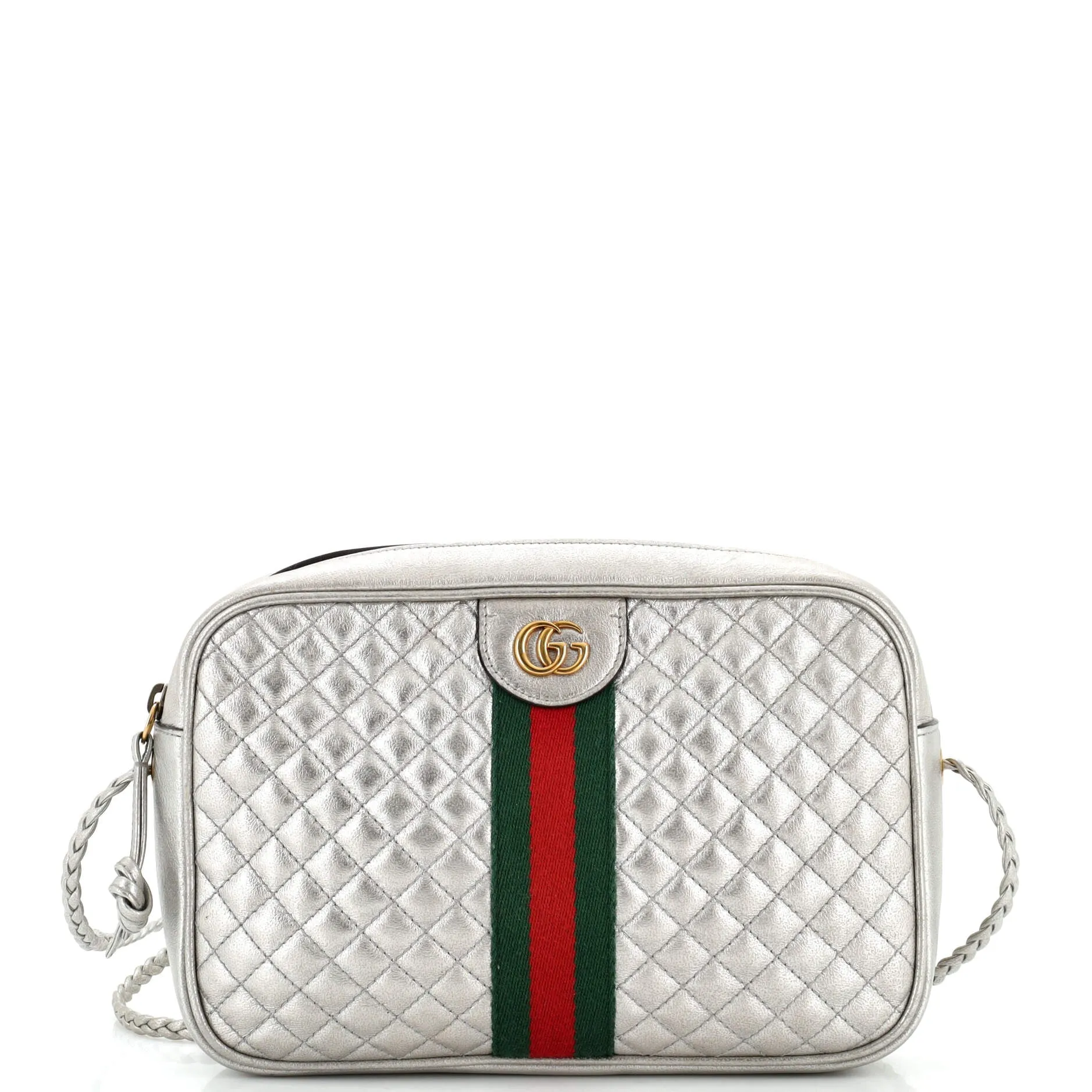 GUCCI Trapuntata Camera Bag Quilted Leather Small
