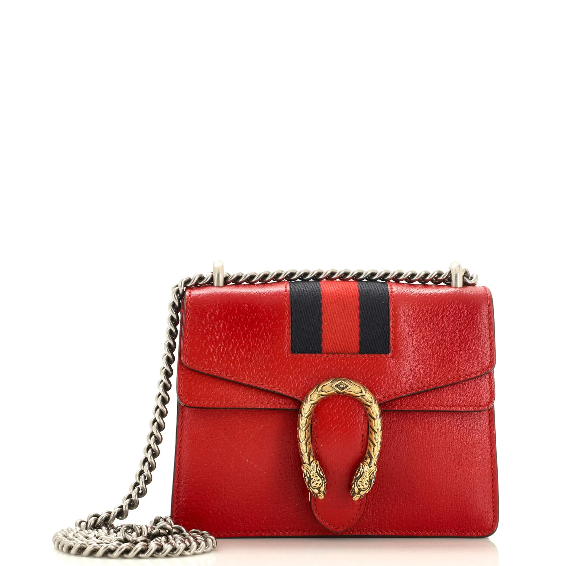GUCCI Web Dionysus Bag Leather Mini