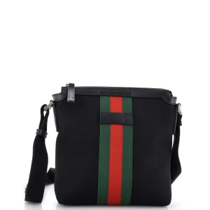 GUCCI Web Messenger Bag Techno Canvas Small