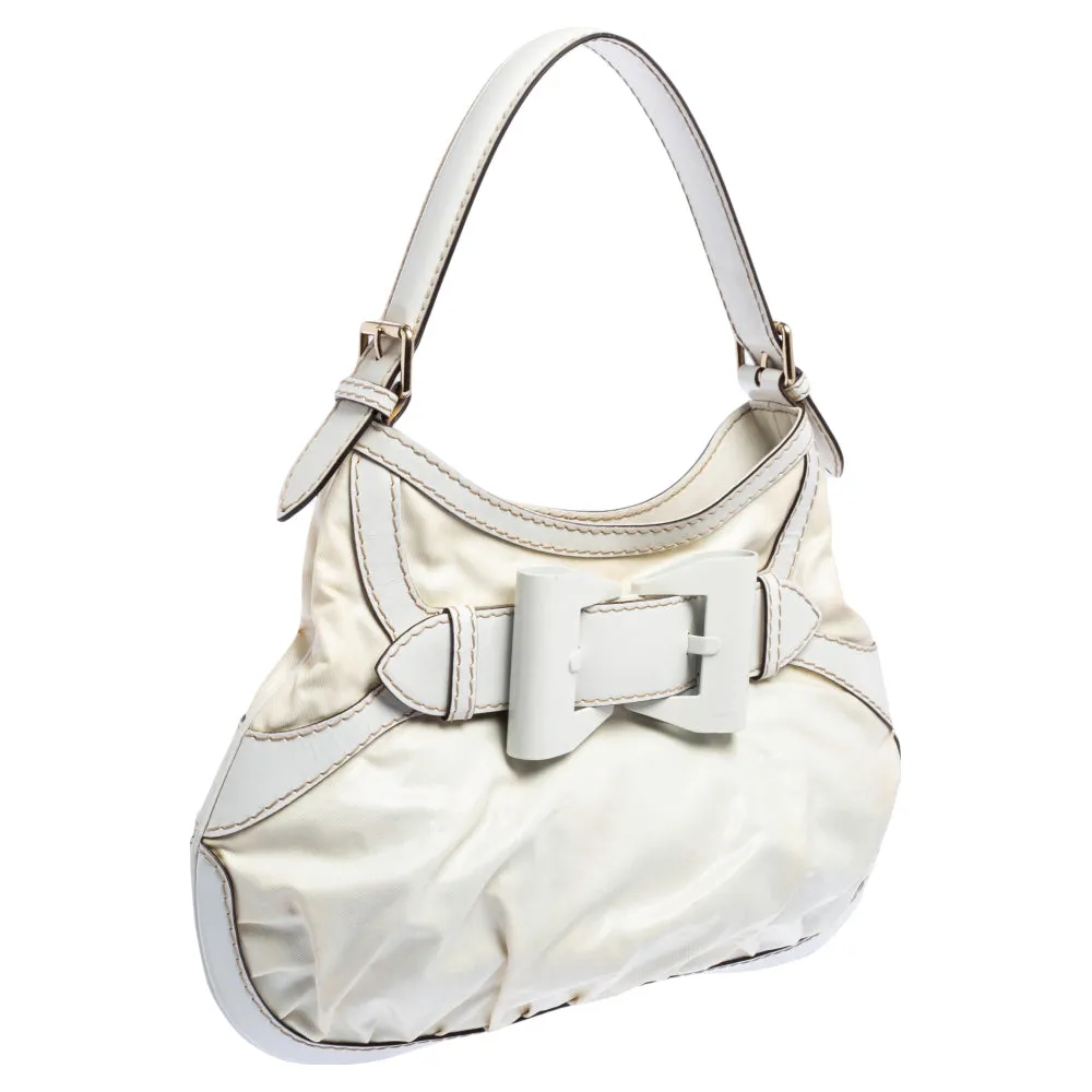 GucciCoated Canvas And Leather Medium Queen Hobo