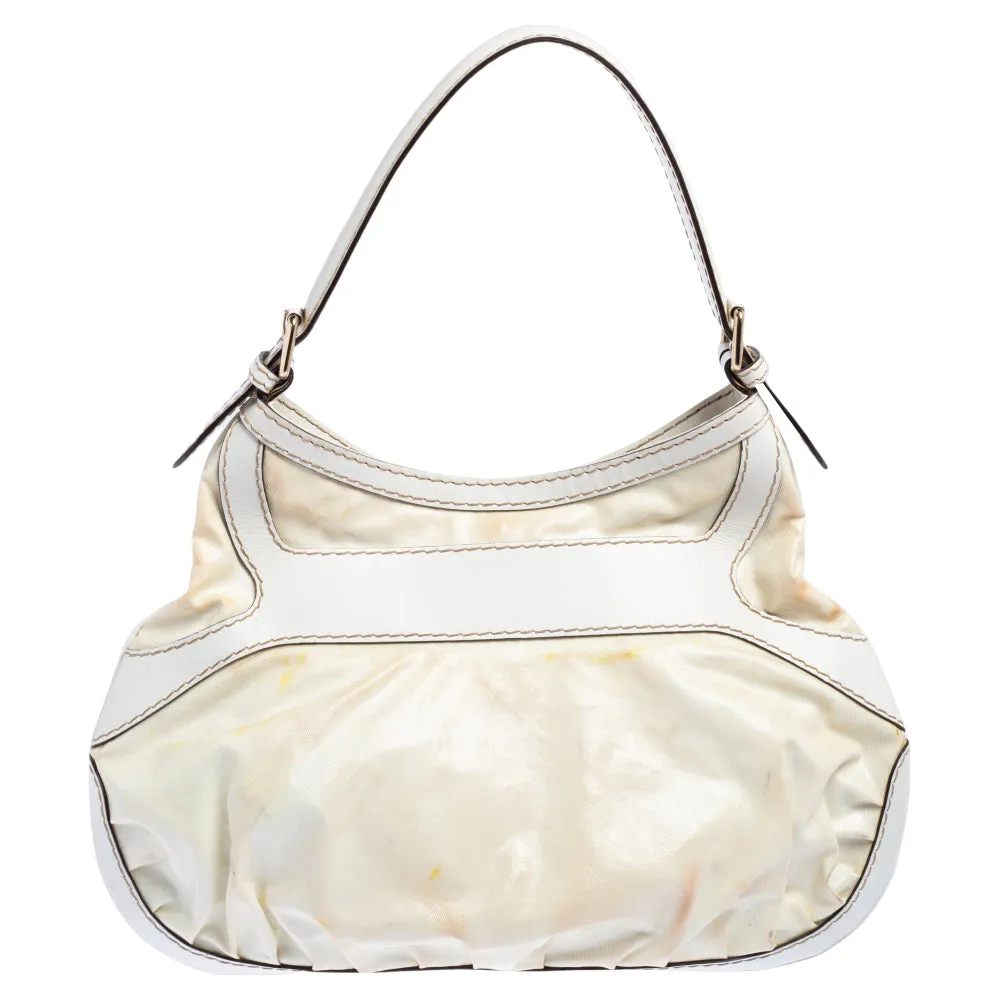 GucciCoated Canvas And Leather Medium Queen Hobo