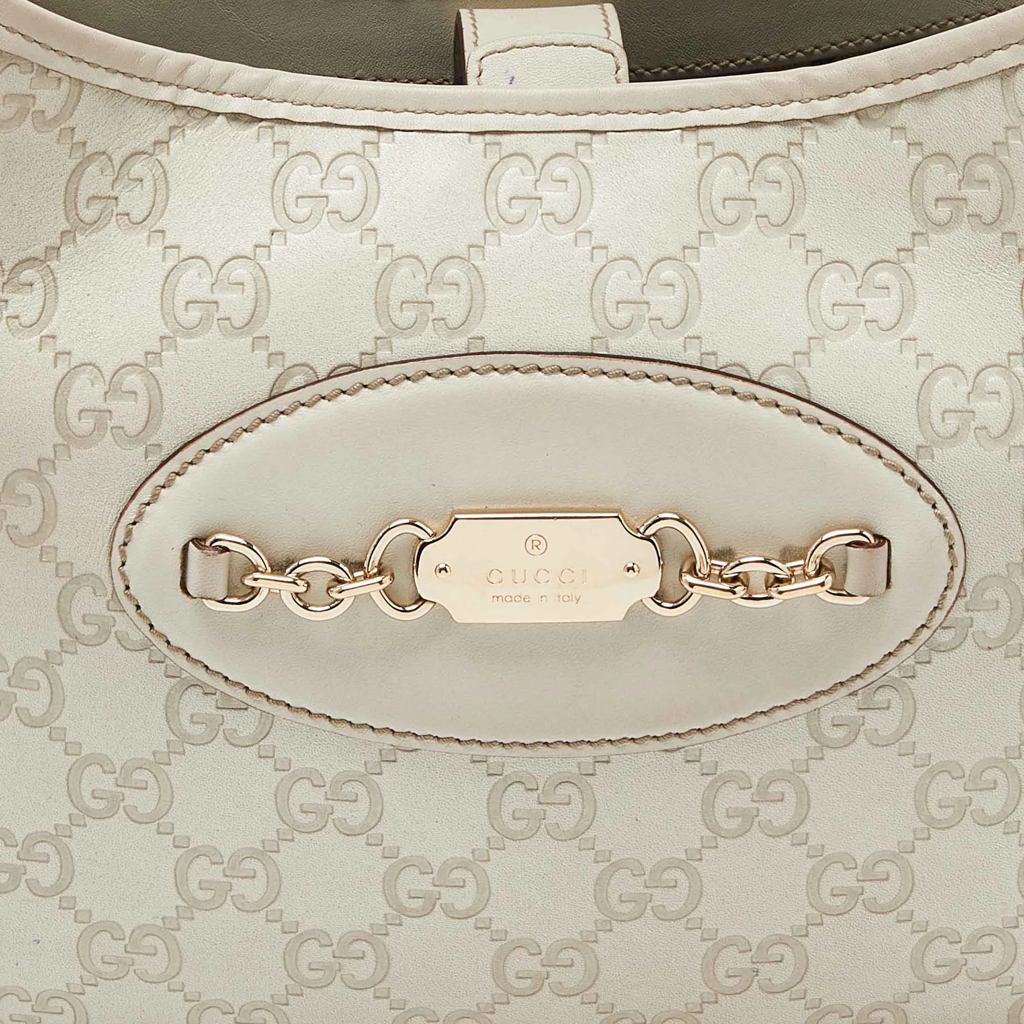 GucciGuccissima Leather Punch Hobo