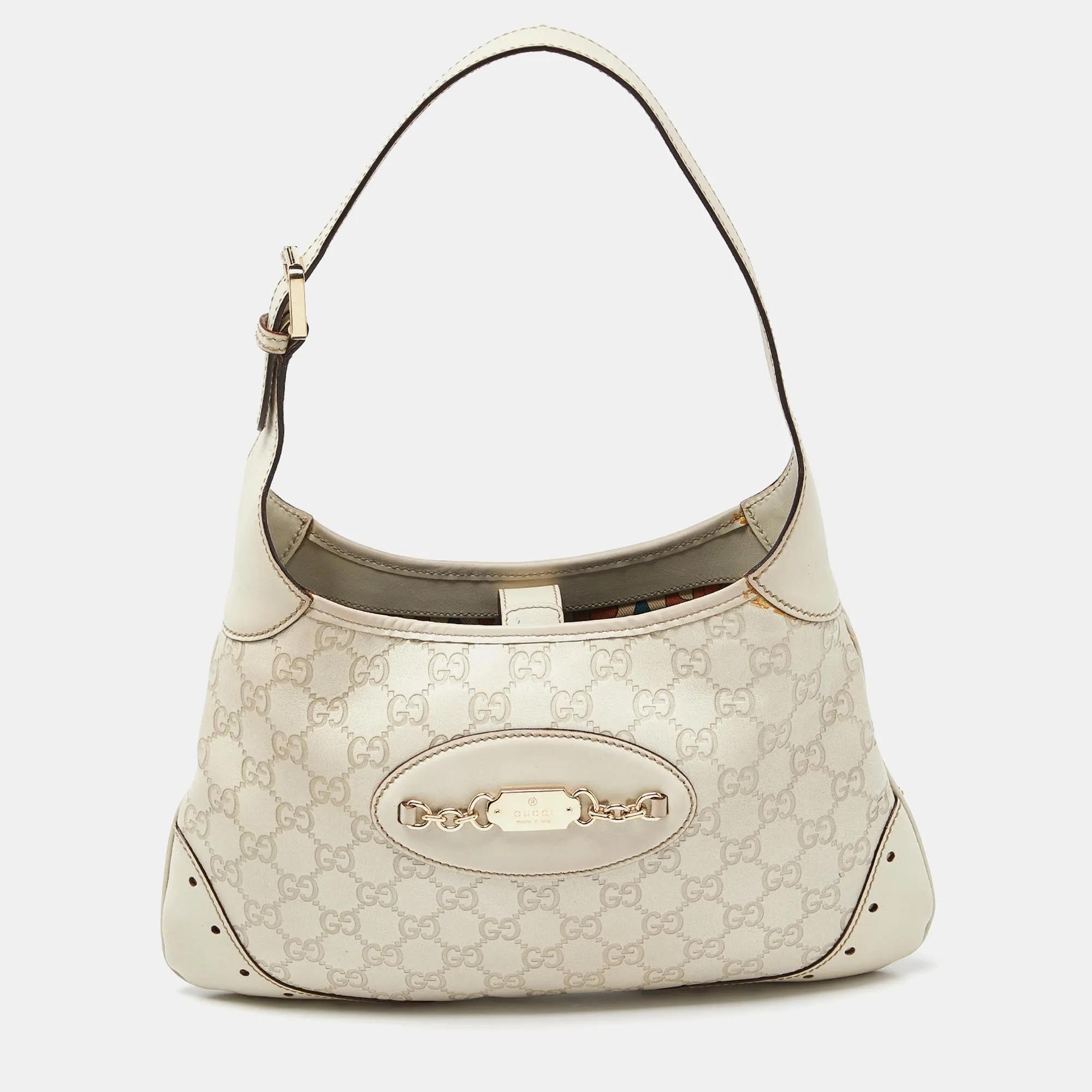 GucciGuccissima Leather Punch Hobo