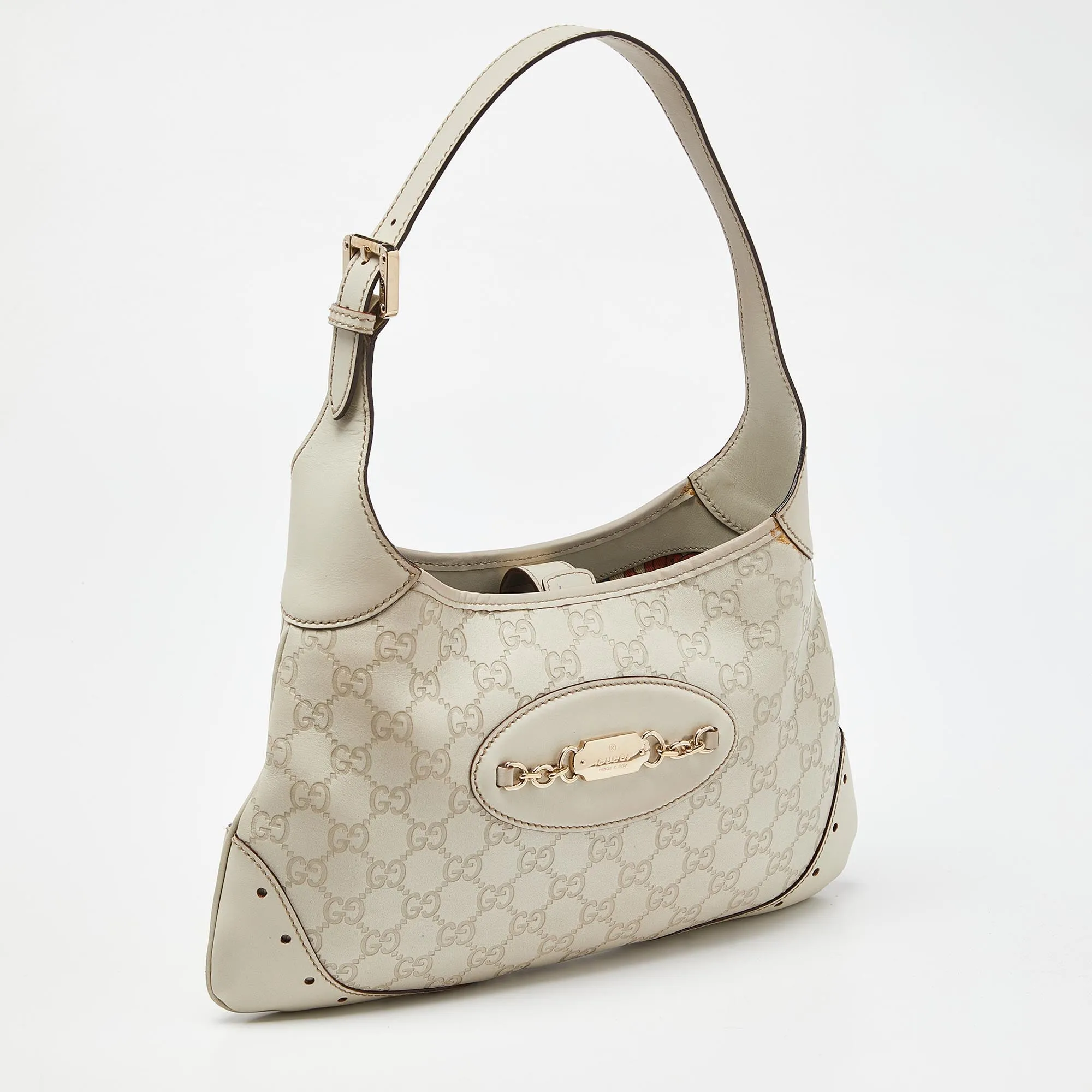 GucciGuccissima Leather Punch Hobo