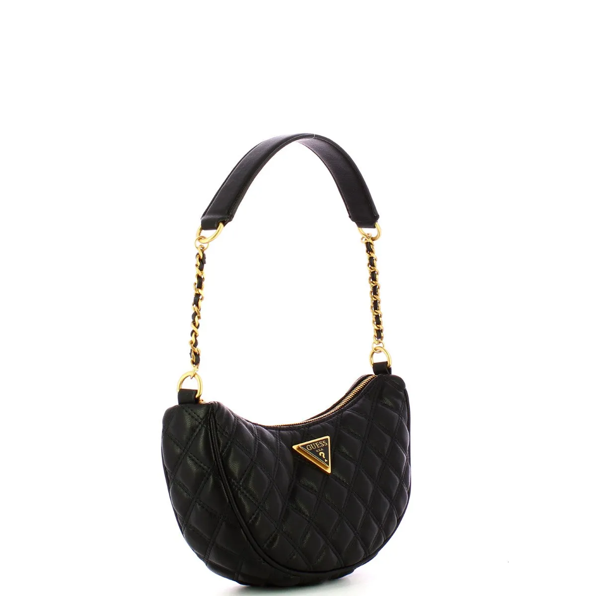 Guess - Giully quilted Black Shoulder Bag - HWQA8748120 - BLACK