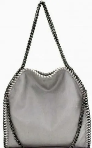 Gun Metal Rocker Shoulder Bag
