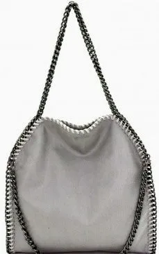 Gun Metal Rocker Shoulder Bag