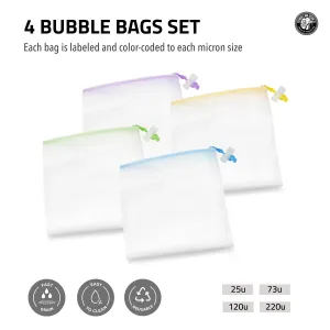Gutenberg's Bubble Bag Kit | 25µm-73µm-120µm-220µm | 32-Gallon | Set of 4