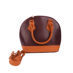 Half-Moon Cow Leather Hand Bag