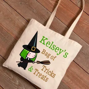 Halloween Trick-or-Treat Canvas Bags