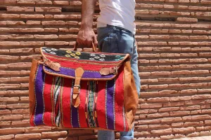 Handmade Kilim travel bag