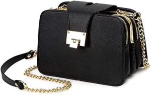 HBJWOV Shoulder BagsWomens Design Chain Detail Cross Body Bag Ladies Shoulder Bag Clutch Bag Luxury Evening Bags