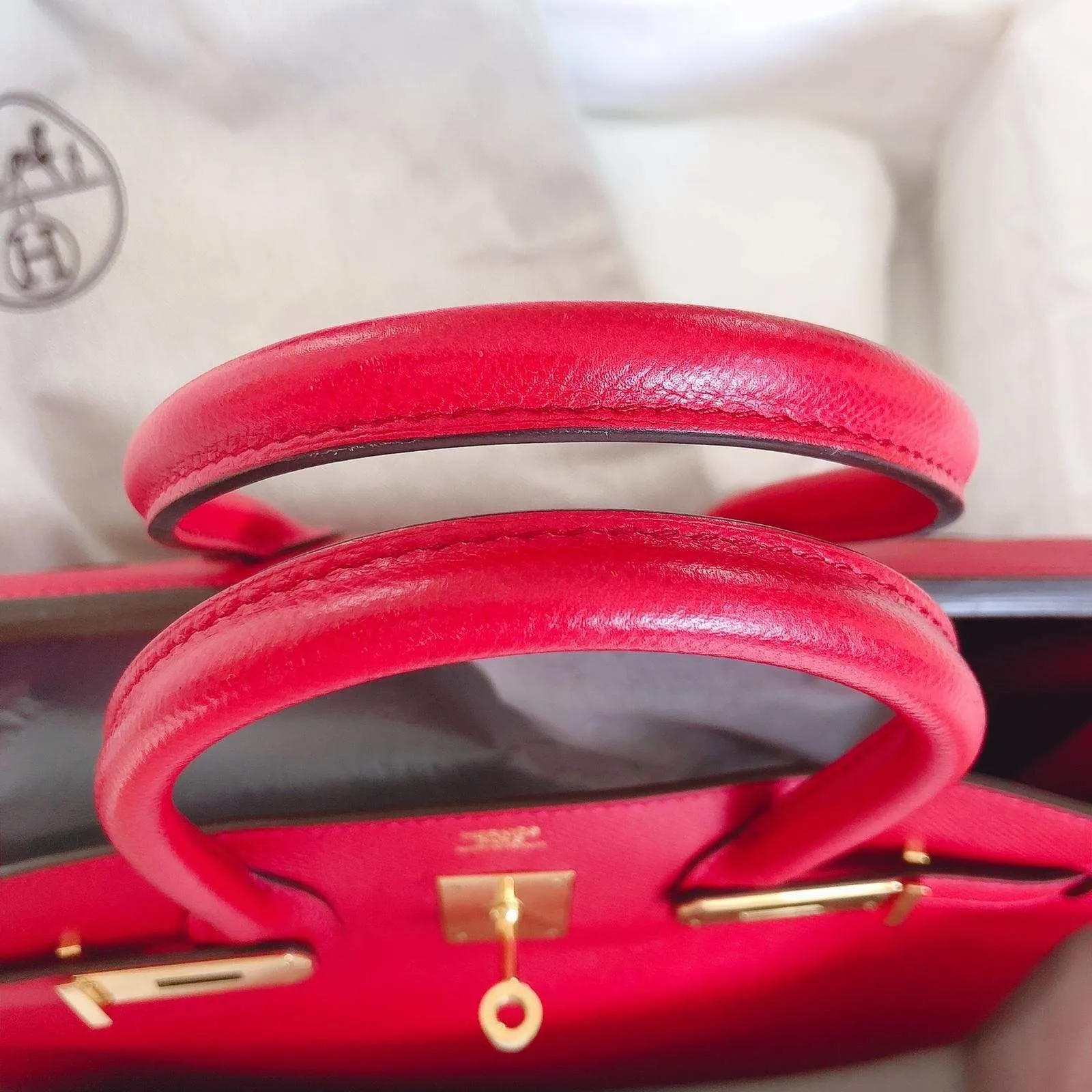 Hermes Birkin 30 Rouge Casaque GHW