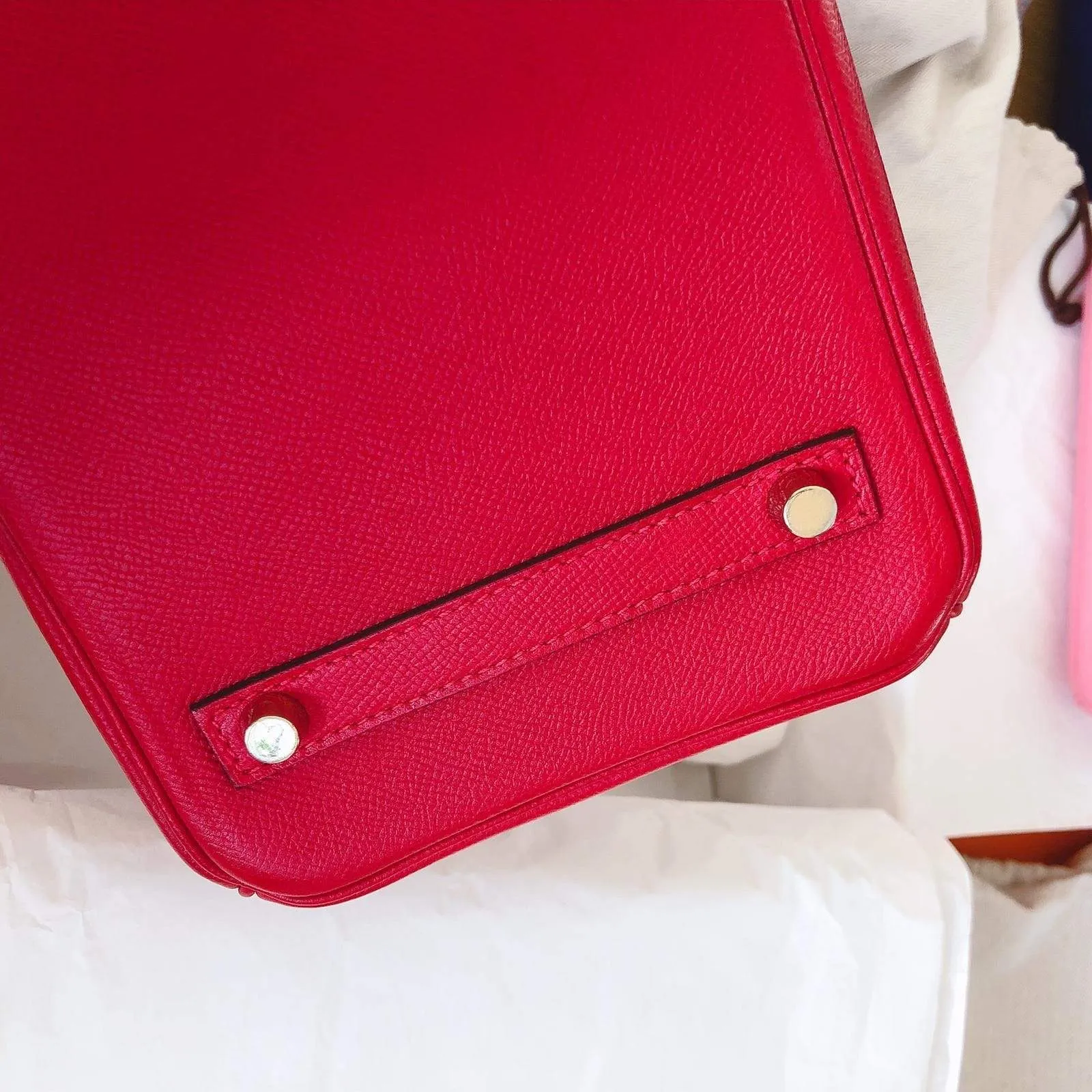 Hermes Birkin 30 Rouge Casaque GHW