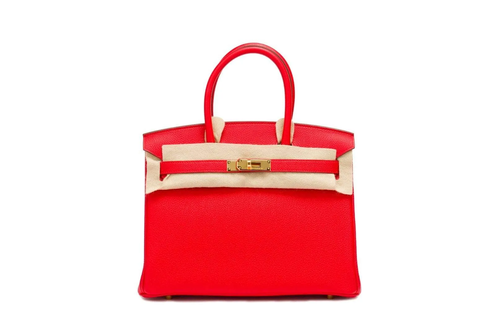 Hermes Birkin 30 Togo Rouge De Coeur GHW