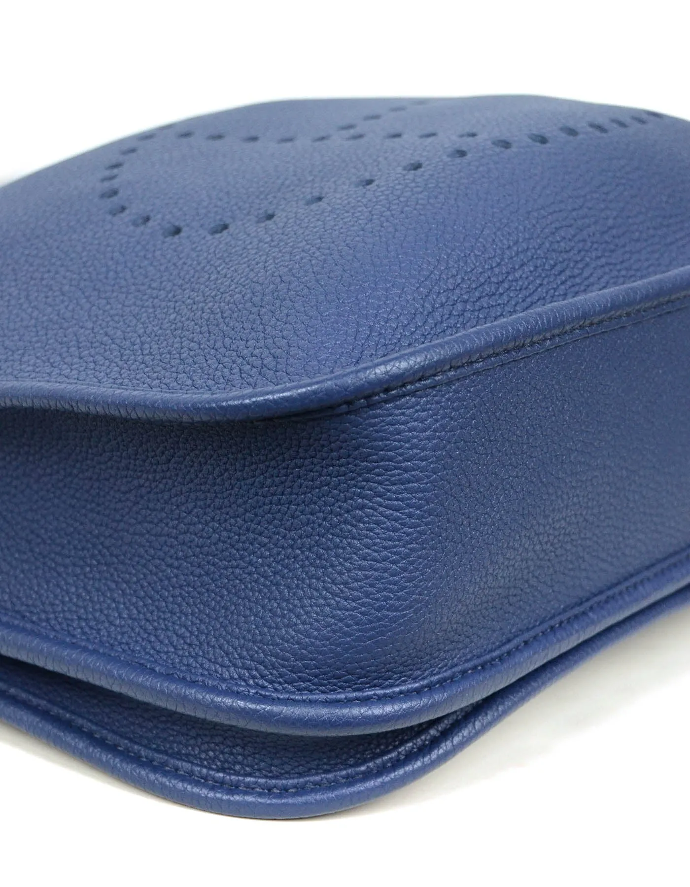 Hermes Bleu Encre Clemence Evelyne III 29 PM Messenger Bag