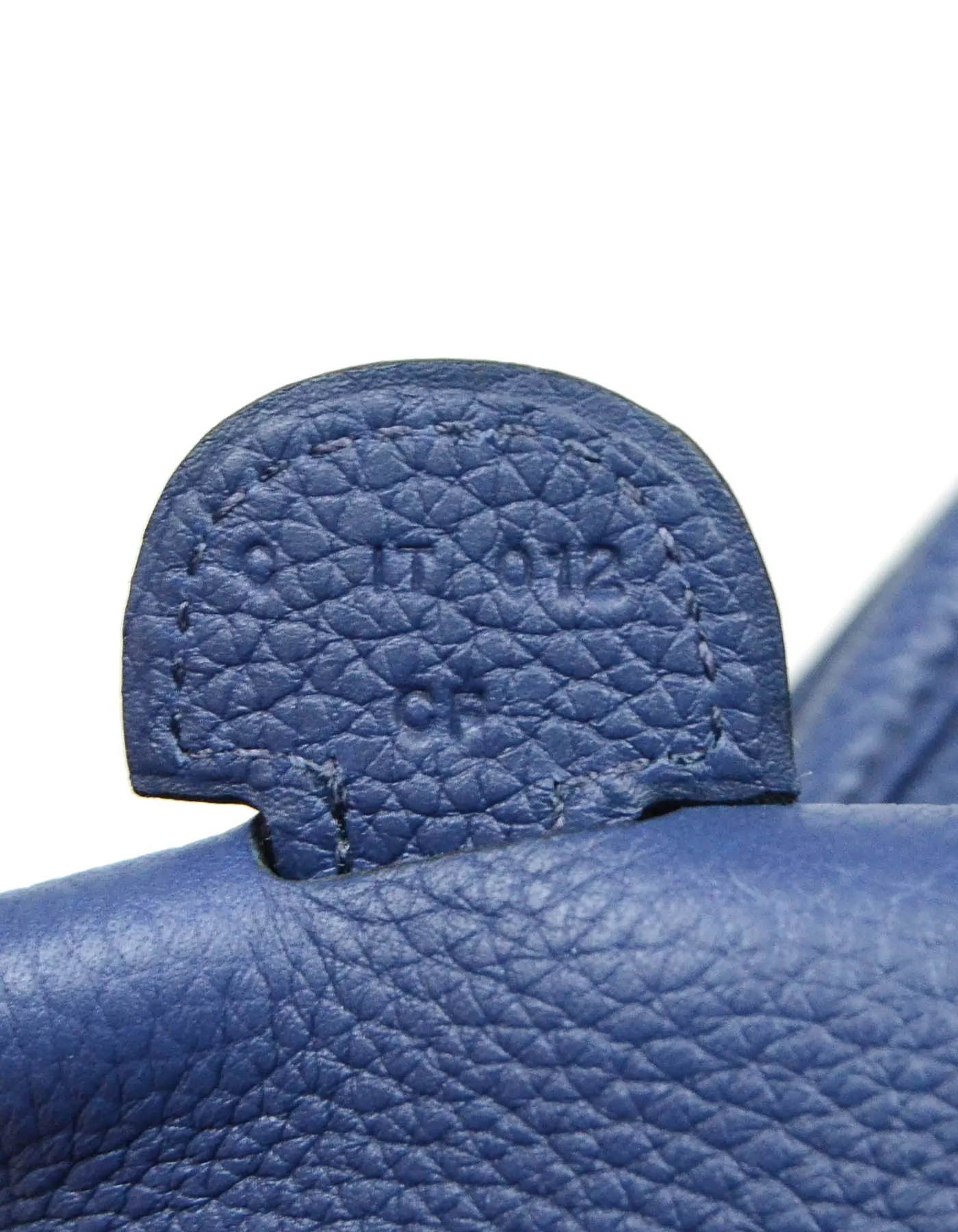 Hermes Bleu Encre Clemence Evelyne III 29 PM Messenger Bag