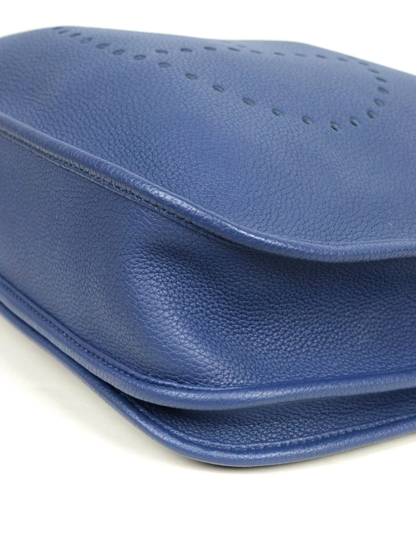 Hermes Bleu Encre Clemence Evelyne III 29 PM Messenger Bag