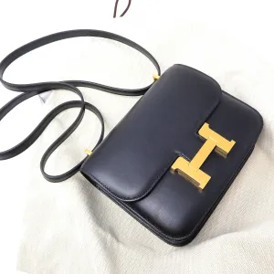 Hermes Constance 18 Black GHW