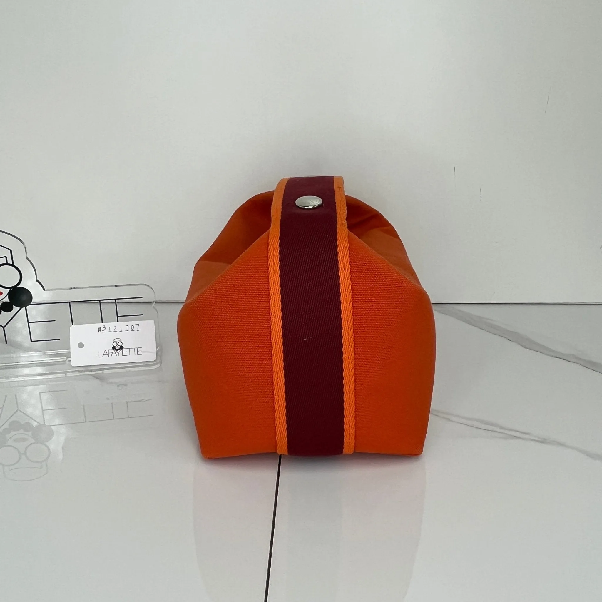 Hermes Small Toile Bride-A-Brac Case