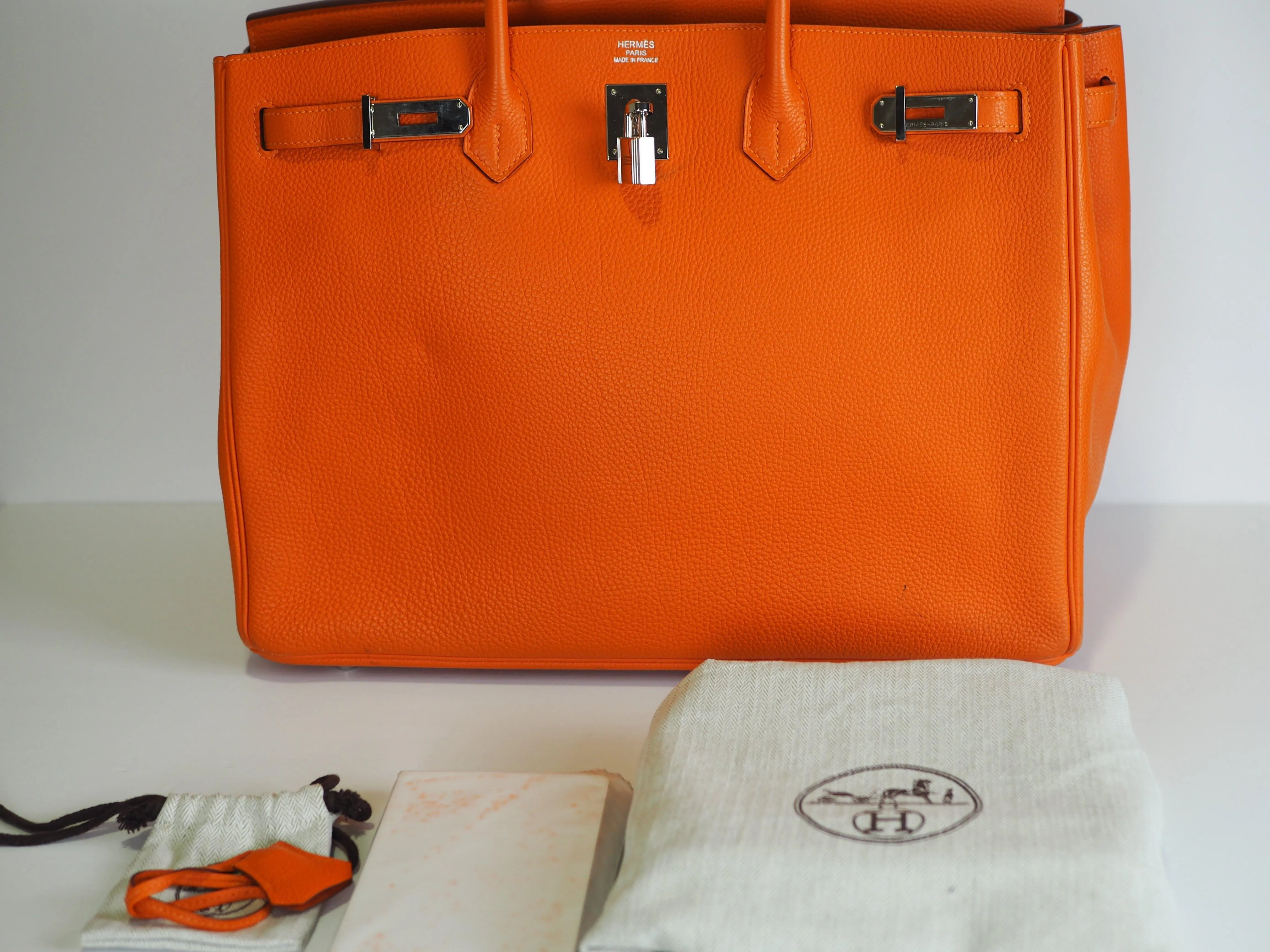 Hermès Birkin 40 Orange Togo PHW