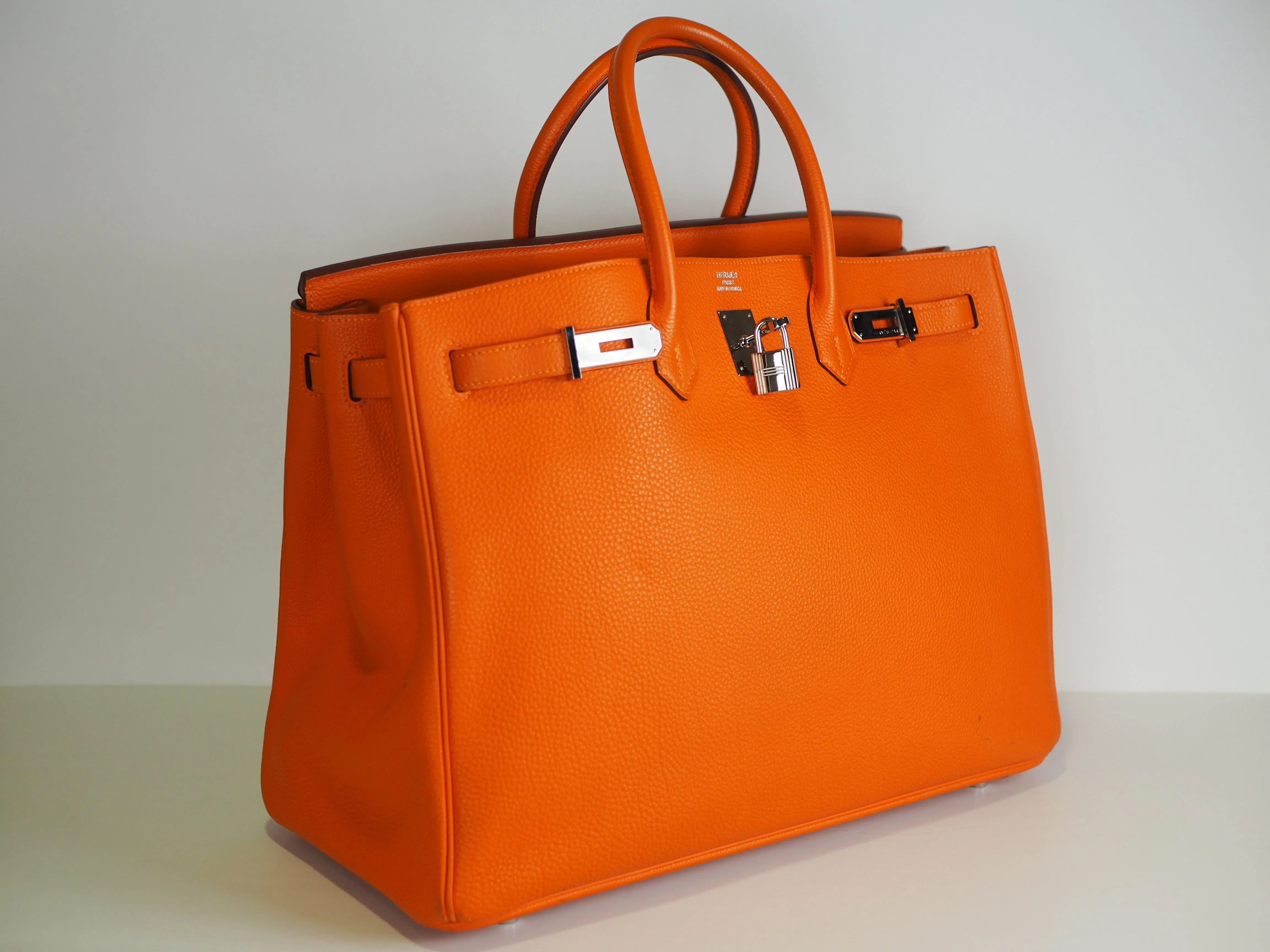 Hermès Birkin 40 Orange Togo PHW