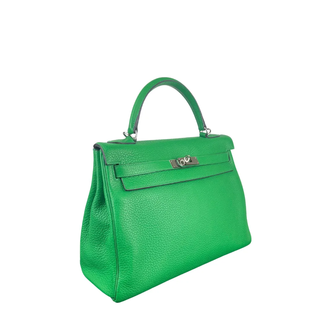 Hermès Clemence Kelly 32 Bambou