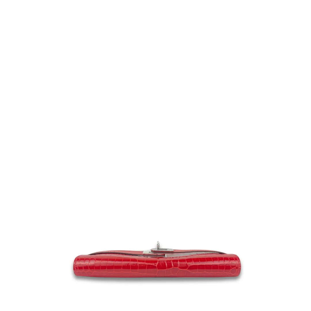 Hermès Diamond Crocodile Porosus Kelly Wallet