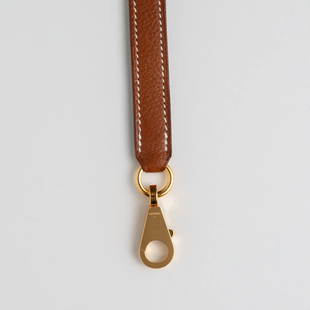 HERMÈS Kelly Retourne 25 (2024) - Fauve / Ficelle
