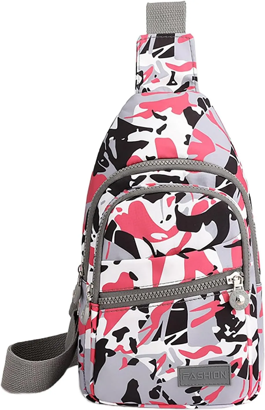 Hiking Daypack for Women Men New Fashionable Layer Crossbody Bag Lightweight Nylon Sport Running Hiking Bag