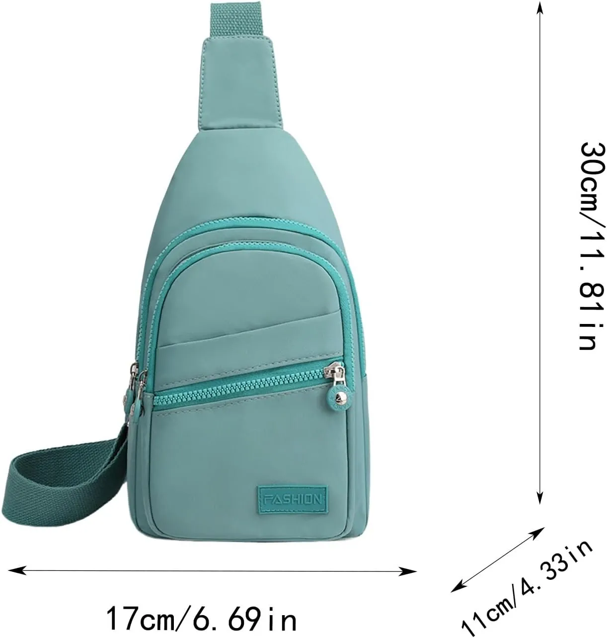 Hiking Daypack for Women Men New Fashionable Layer Crossbody Bag Lightweight Nylon Sport Running Hiking Bag