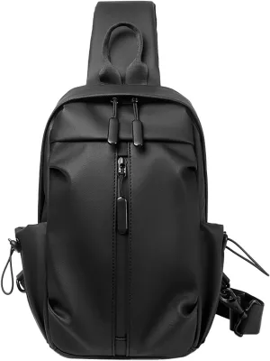 Hiking Daypack for Women Men New Men's Chest Bag Korean Chaoku Backpack Business Leisure Functional Travel One