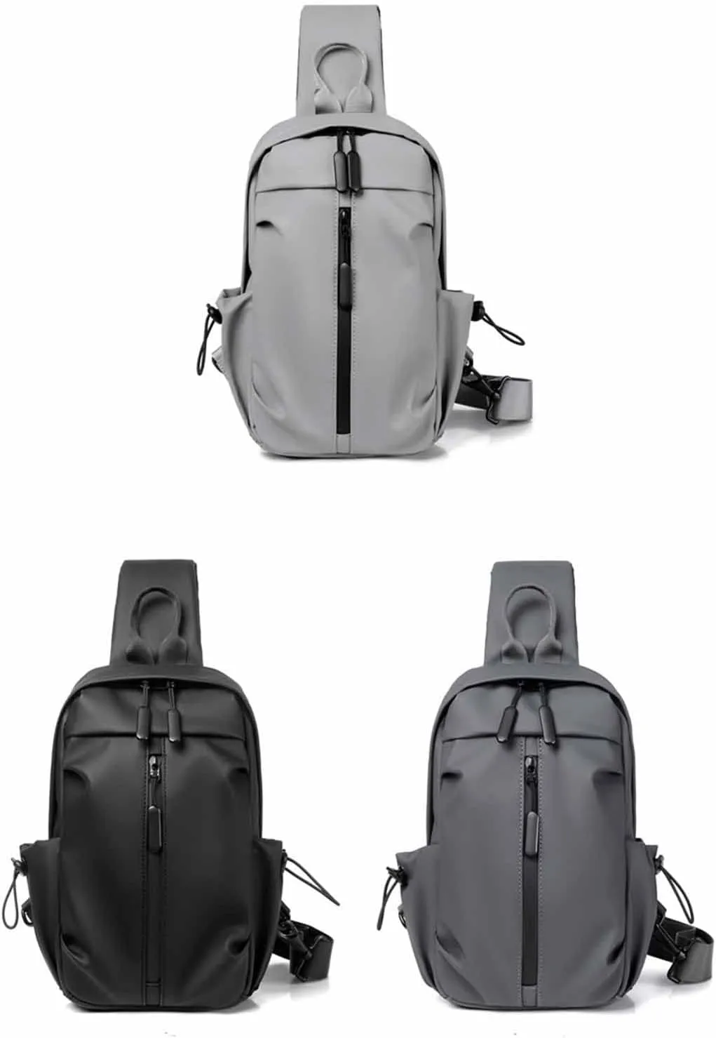 Hiking Daypack for Women Men New Men's Chest Bag Korean Chaoku Backpack Business Leisure Functional Travel One