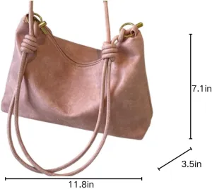 Hobo Bag for Women,Large Soft Trendy Shoulder Handbag, Vintage Crossbody Leather Tote Purses,Slouchy Everyday Bag