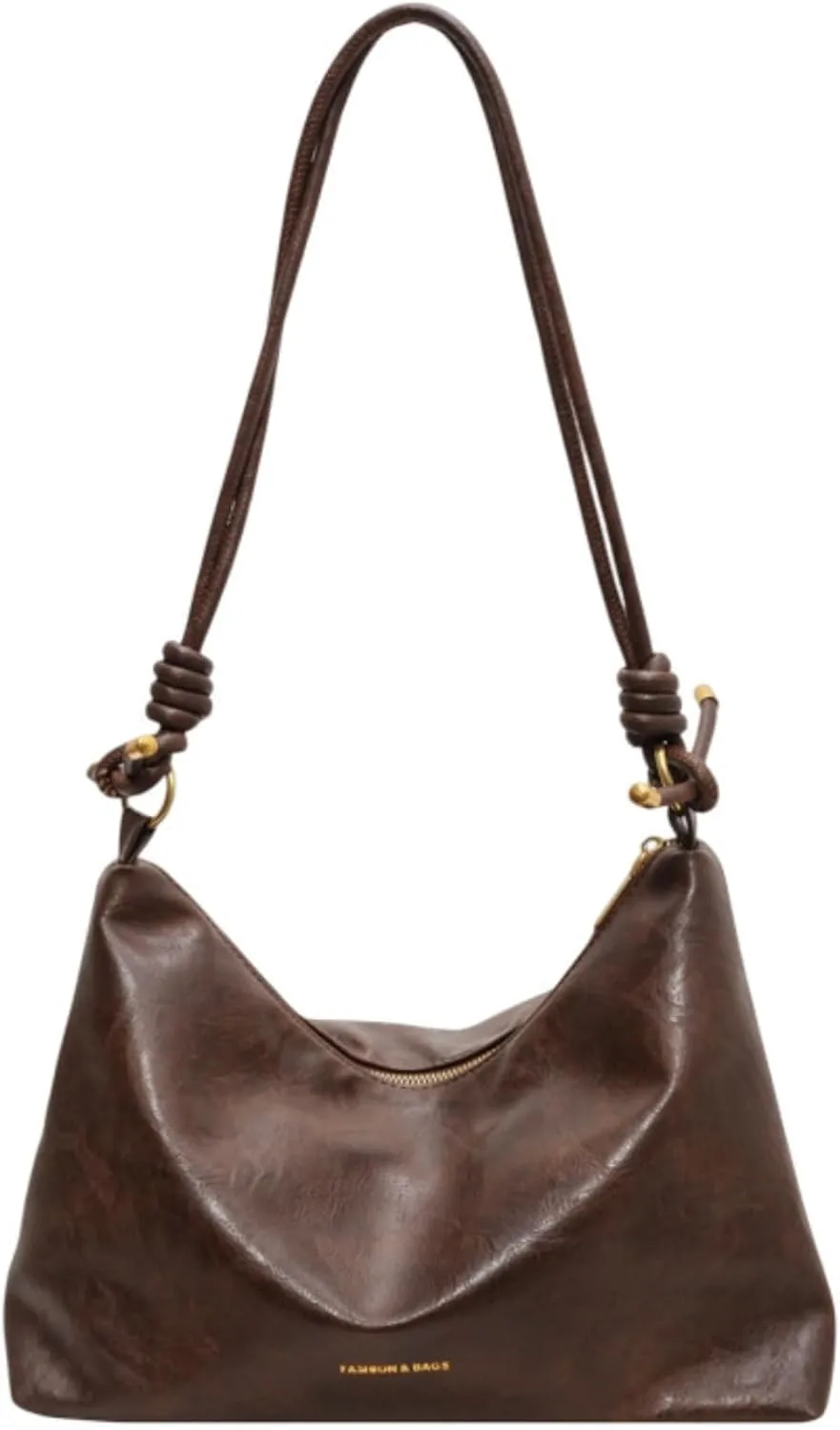 Hobo Bag for Women,Large Soft Trendy Shoulder Handbag, Vintage Crossbody Leather Tote Purses,Slouchy Everyday Bag