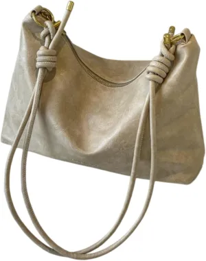 Hobo Bag for Women,Large Soft Trendy Shoulder Handbag, Vintage Crossbody Leather Tote Purses,Slouchy Everyday Bag