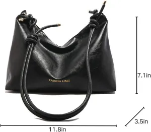 Hobo Bag for Women,Large Soft Trendy Shoulder Handbag, Vintage Crossbody Leather Tote Purses,Slouchy Everyday Bag
