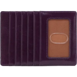 Hobo Euro Slide Deep Purple Polished Leather