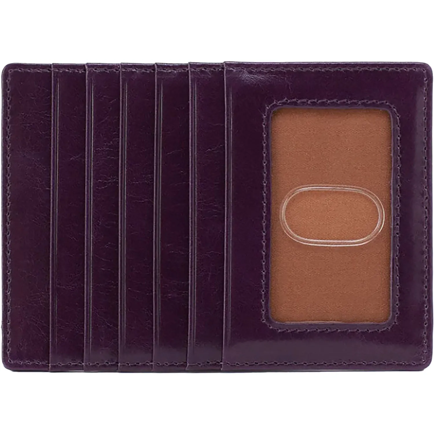 Hobo Euro Slide Deep Purple Polished Leather