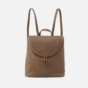 Hobo Fern Backpack Pebbled Leather - Dark Elm