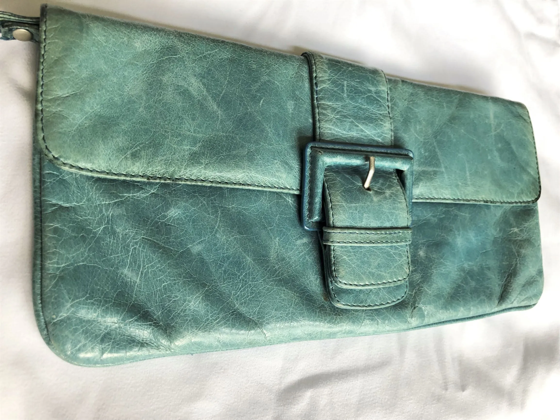 Hobo International Blue Audrey Clutch