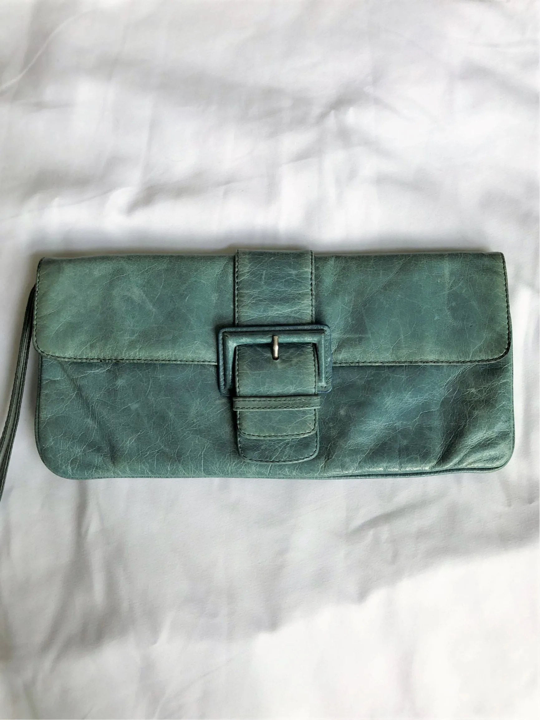 Hobo International Blue Audrey Clutch