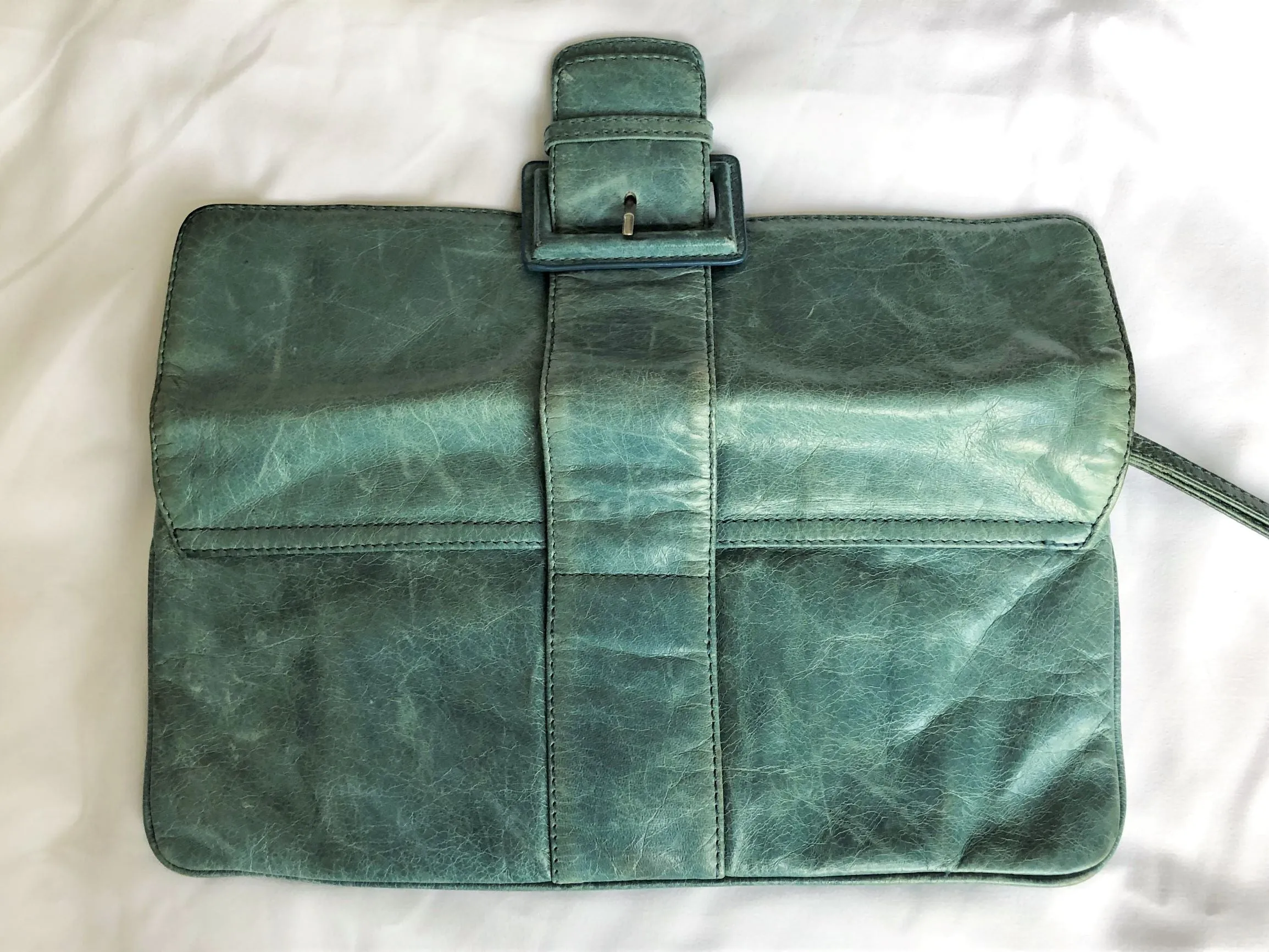 Hobo International Blue Audrey Clutch