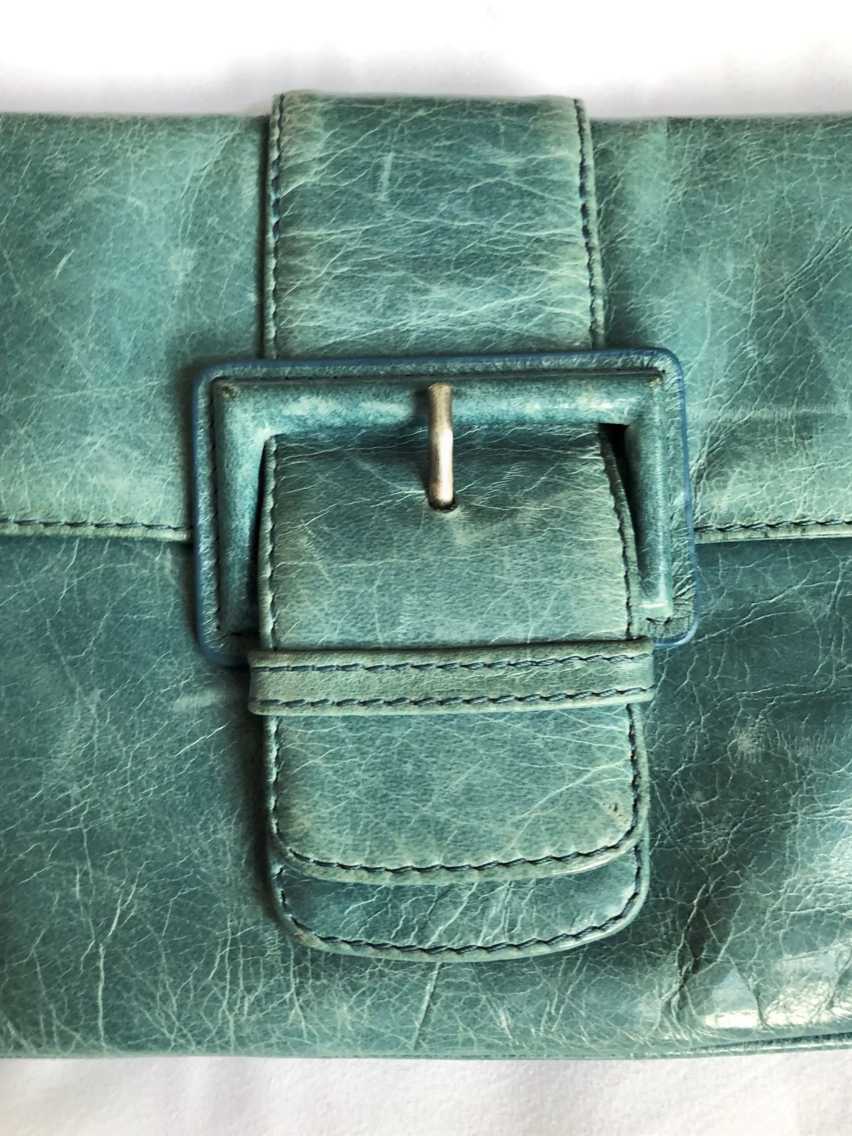 Hobo International Blue Audrey Clutch