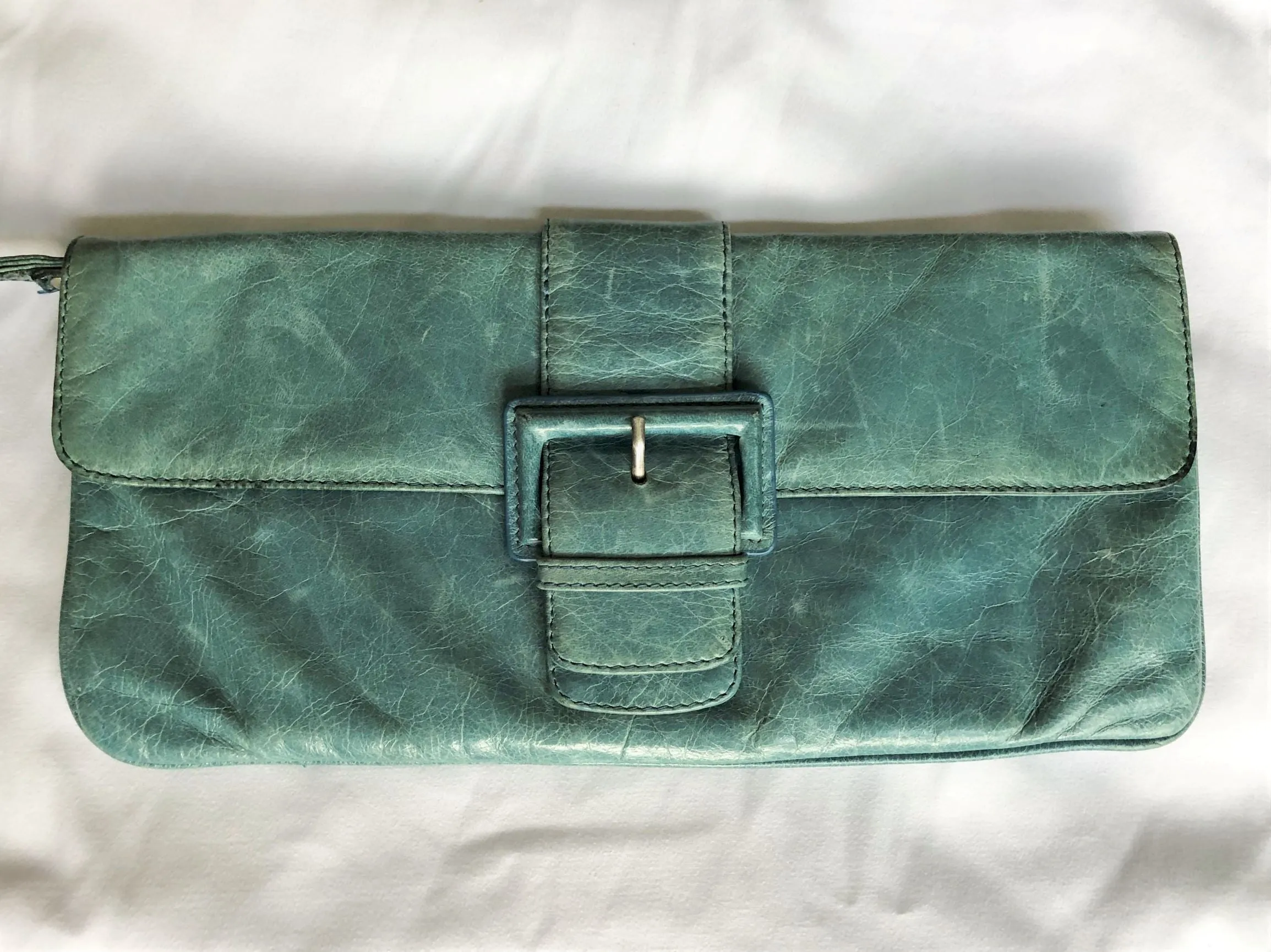 Hobo International Blue Audrey Clutch