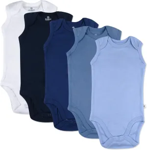 HonestBaby Sleeveless and Cami Bodysuits One-piece 100% Organic Cotton for Baby Boys, Girls, Unisex