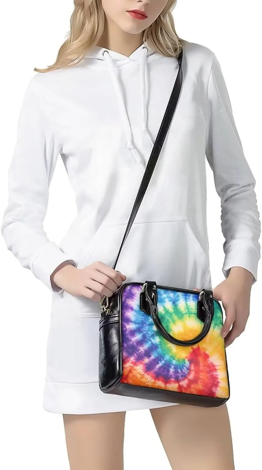 HUGS IDEA Leather Crossbody Bag Vintage Leather Handbag for Women Shoulder Bag Hobo Purse