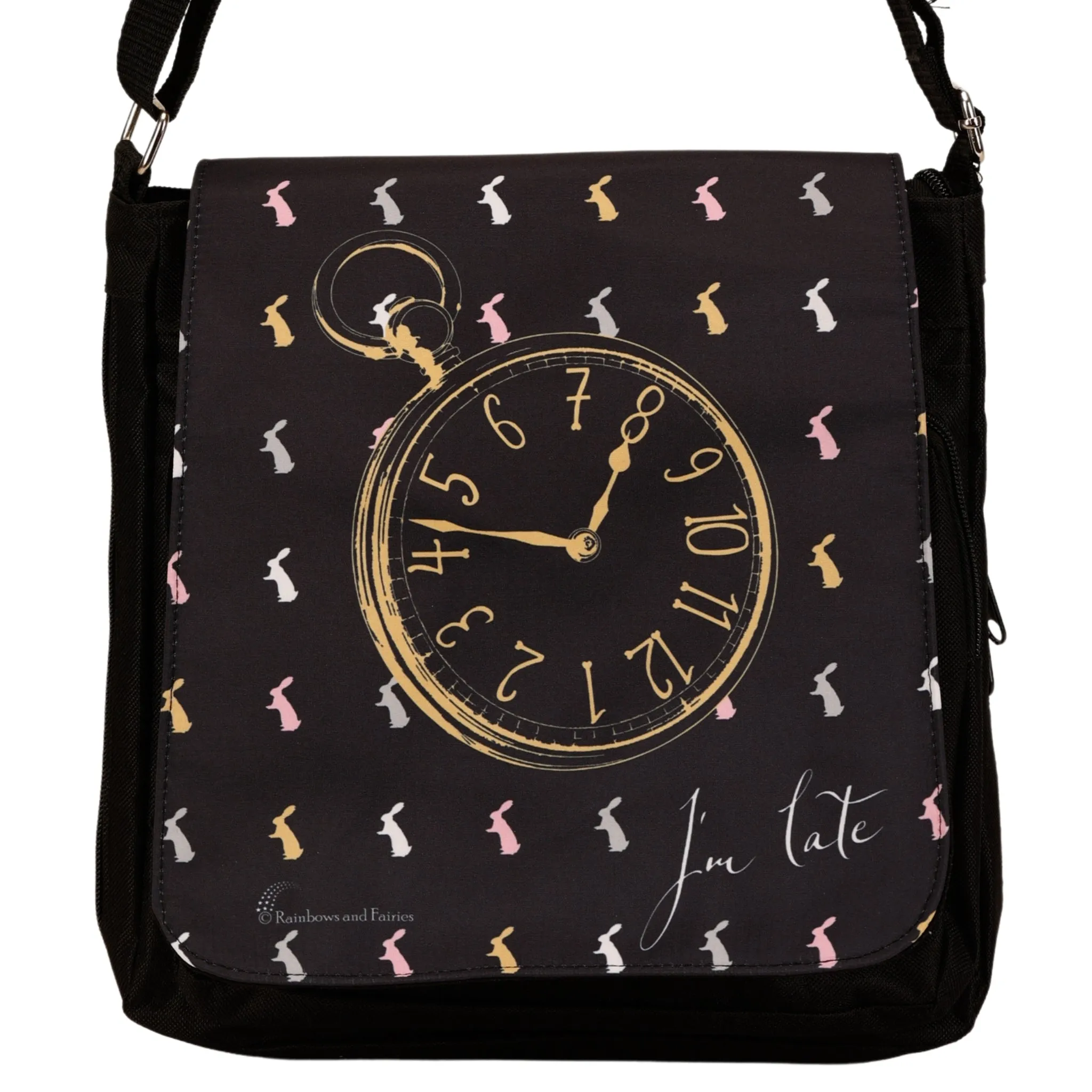 I'm Late Messenger/Satchel/Crossbody Bag